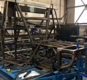 Supacat HMT Jackal Chassis Manufacturing at Blachkill Engineering