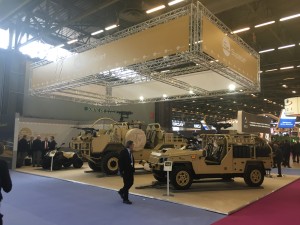 Supacat Stand at Eurosatory 2016, HMT600 Coyote and LRV 400 military vehicles