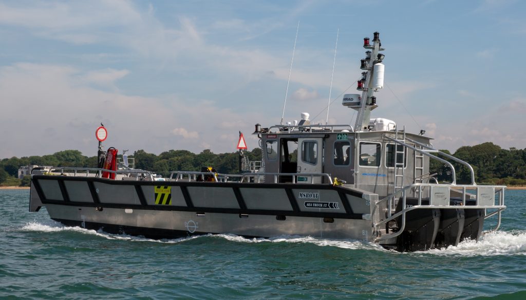 Landing Craft powered by 150HP OXE Diesel Outboards