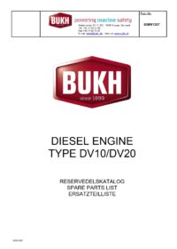 Spare part list - BUKH DV 10-20 ME_page_1